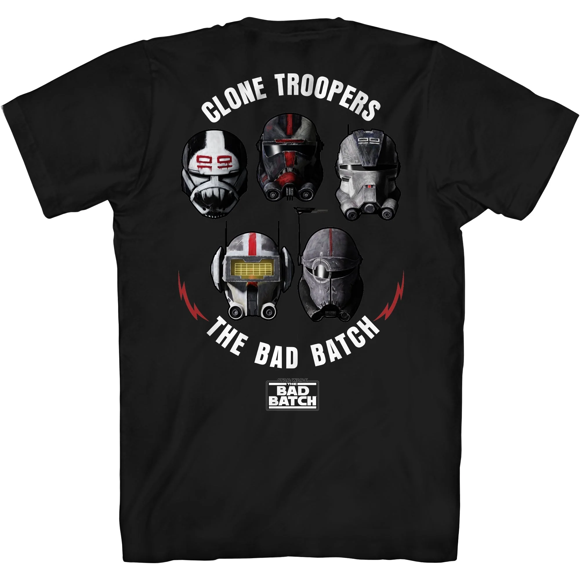 Star Wars The Bad Batch Heads Adult T-Shirt - Image 1