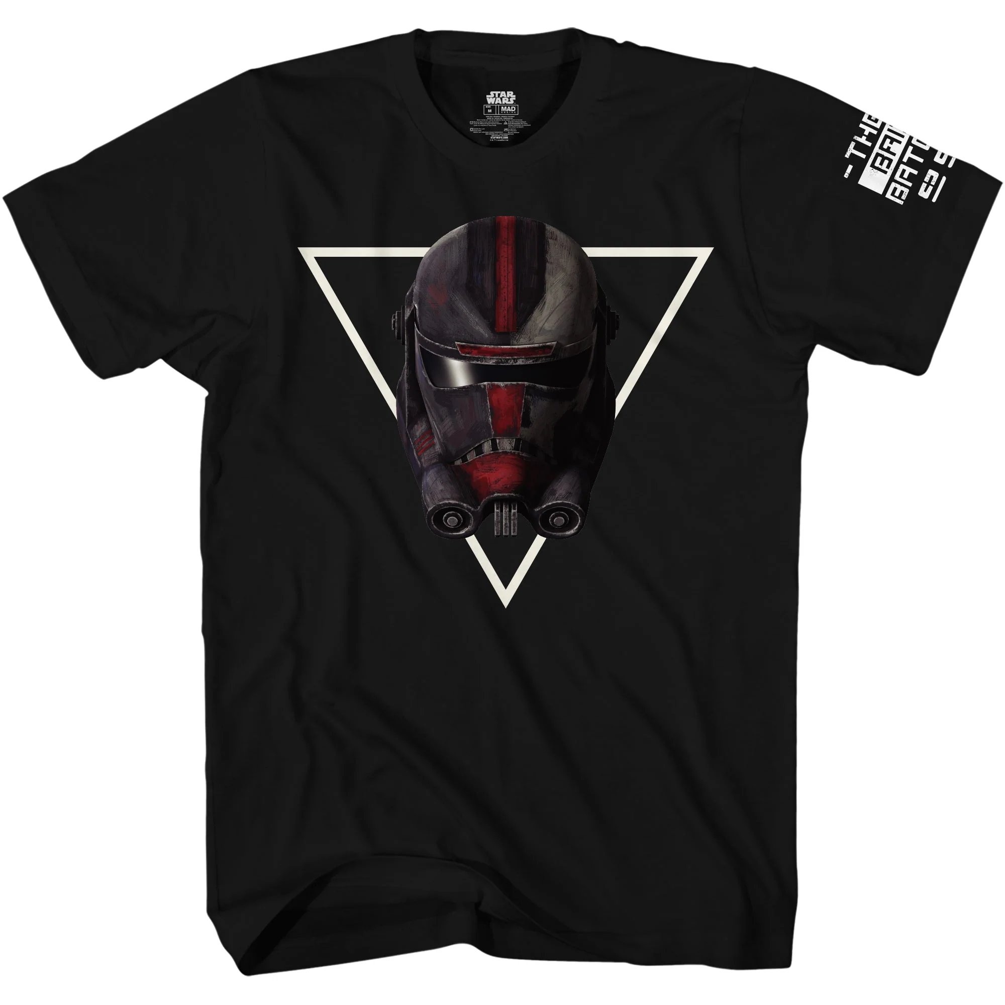 Star Wars The Bad Batch Hunter Glitch Adult T-Shirt - Image 1