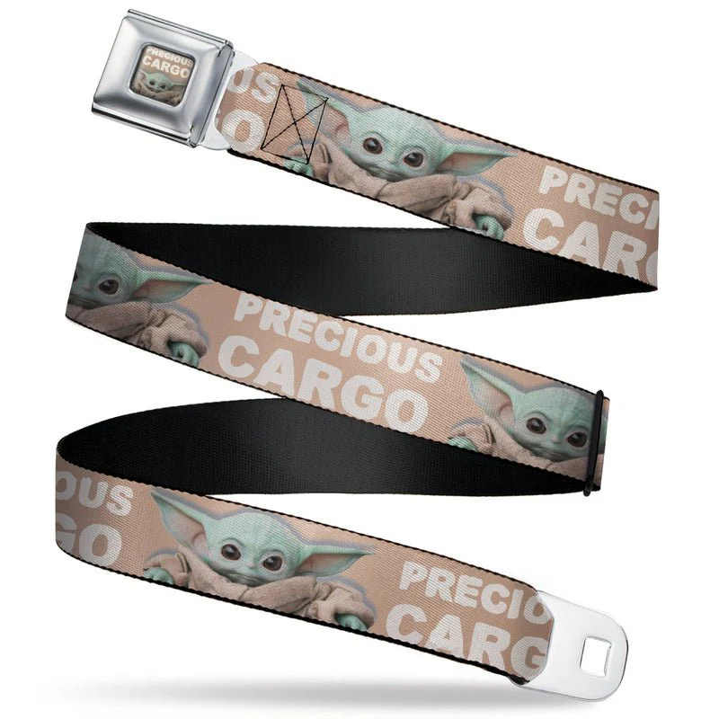 Star Wars The Child Sitting Pose Precious Cargo Full Color Seatbelt Belt - Image 1