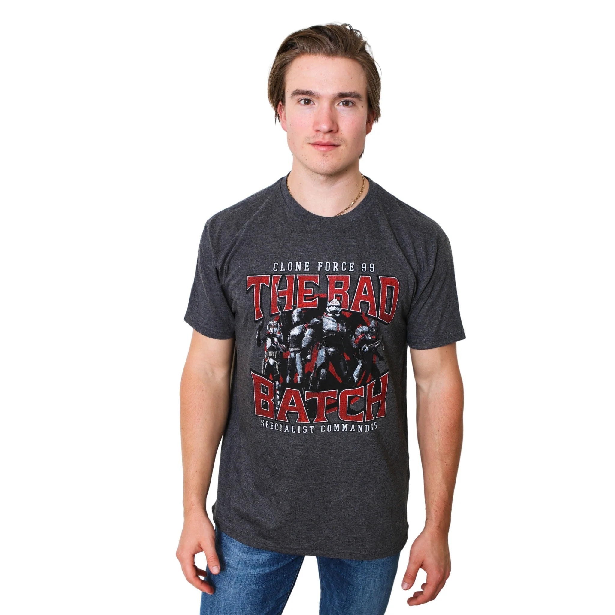 Star Wars The Clone Wars - Clone Force 99 The Bad Batch Adult T Shirt - Image 3