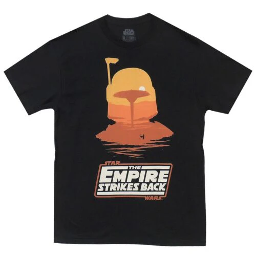Star Wars The Empire Strikes Back Boba Fett Adult T-Shirt - Image 1