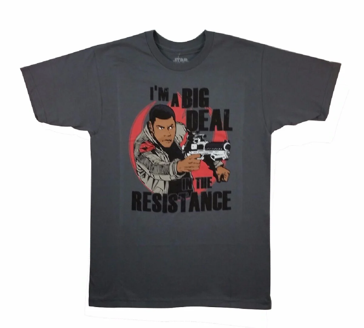 Star Wars The Force Awakens Finn Big Deal Adult T-Shirt - Image 1