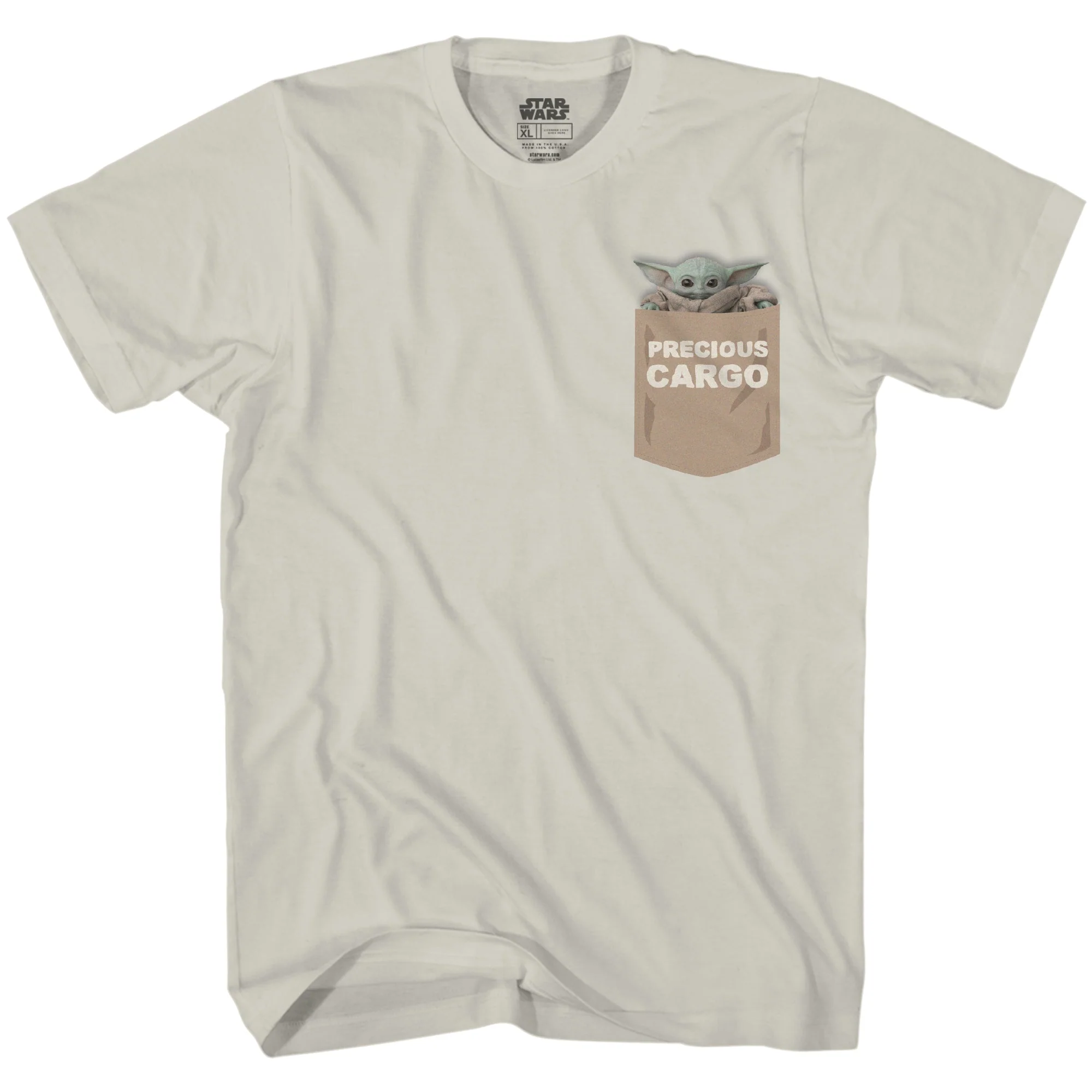 Star Wars The Mandalorian Baby Yoda Precious Cargo Adult Unisex T Shirt - Image 1