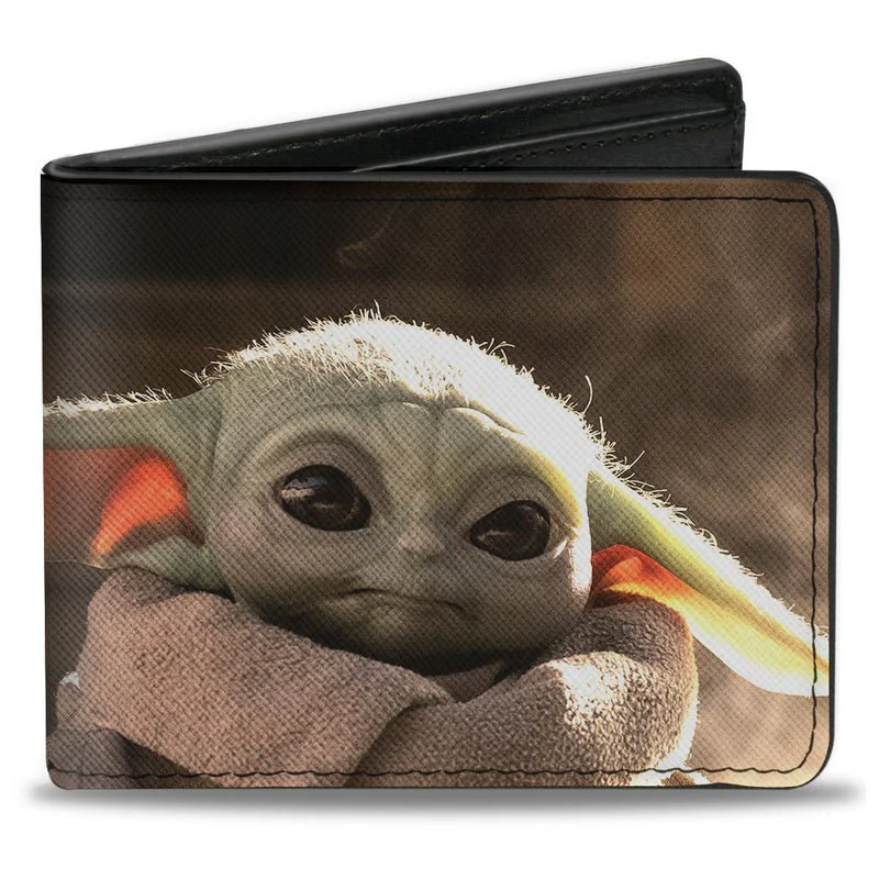Star Wars The Mandalorian The Child Vivid Face Close Up Bifold Wallet - Image 2