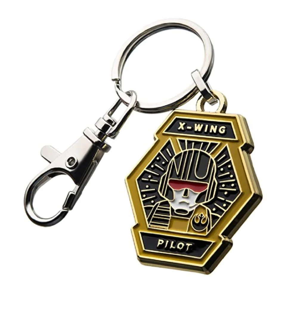 Star Wars The Rise of Skywalker X-Wing Pilot Stainless Steel Key Chain - Image 2