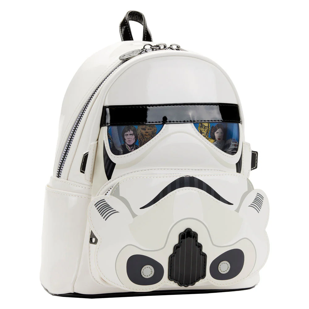 Star Wars Stormtrooper Lenticular Cosplay Mini Backpack Double Strap Shoulder Bag Purse - Image 2