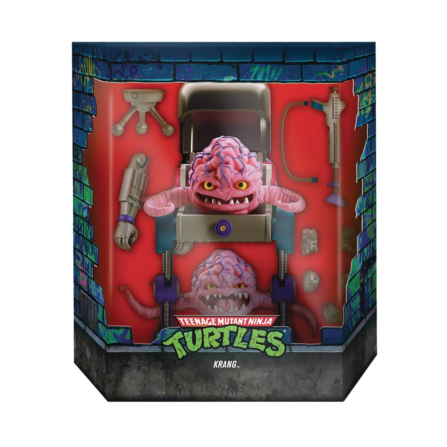 Super7 TMNT Ultimates Teenage Mutant Ninja Turtles Wave 5 Krang Action Figure - Image 2