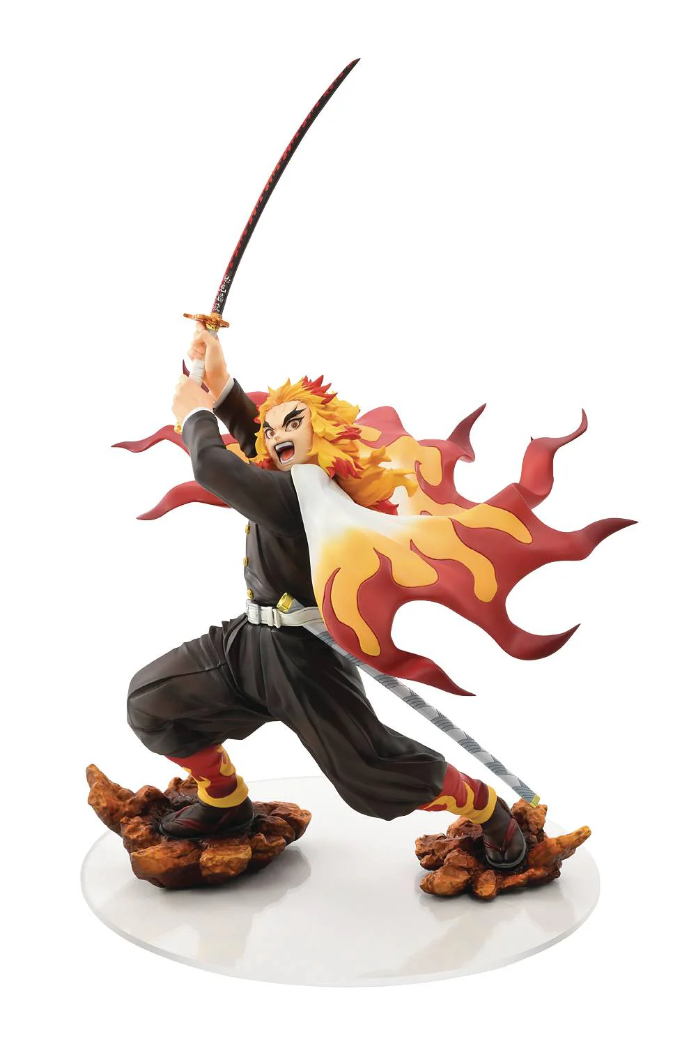 Bellfine Demon Slayer Kimetsu no Yaiba Kyojuro Rengoku 1:8 Scale PVC Figure - Image 1