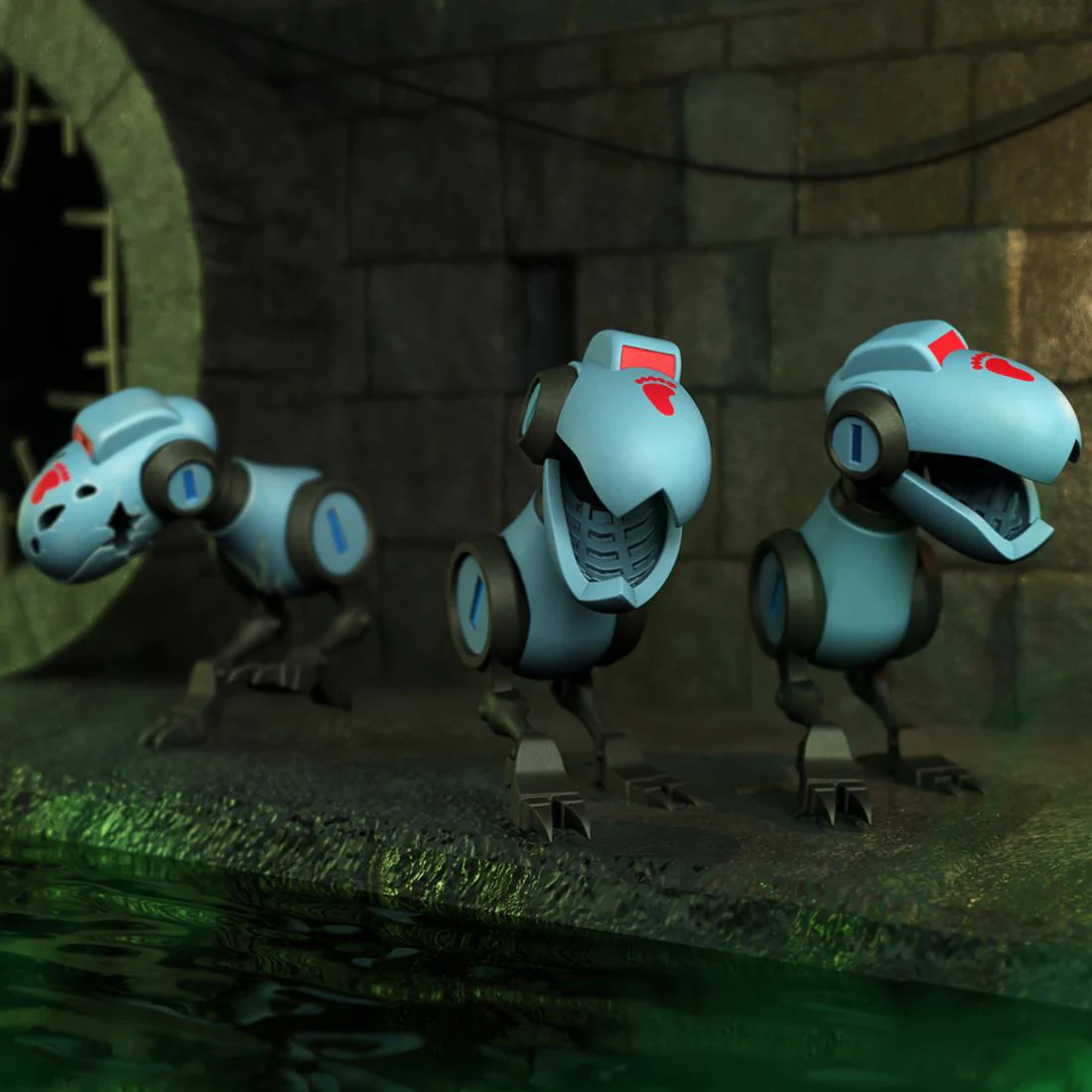 Super7 Teenage Mutant Ninja Turtles TMNT Ultimates Wave 6 Mousers Action Figure - Image 1