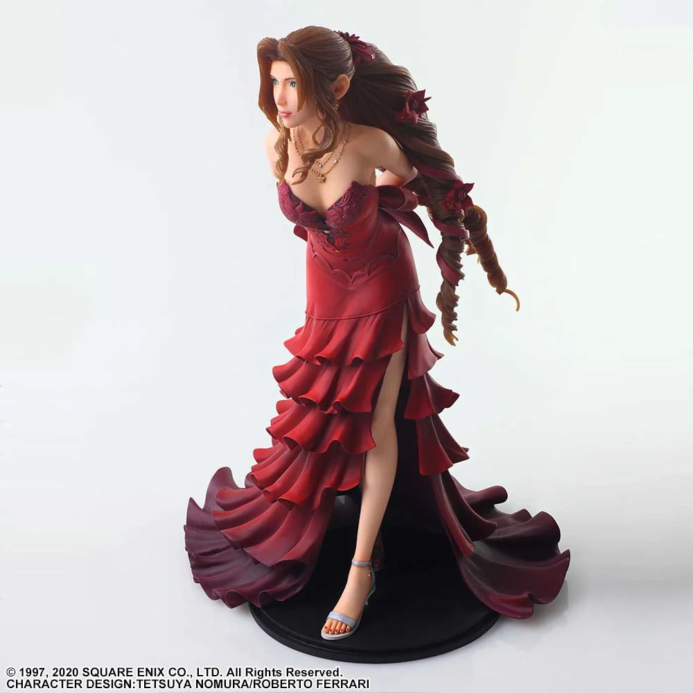 Square Enix Final Fantasy VII Remake Aerith Gainsborough Dress Version Static Arts Statue - Image 2
