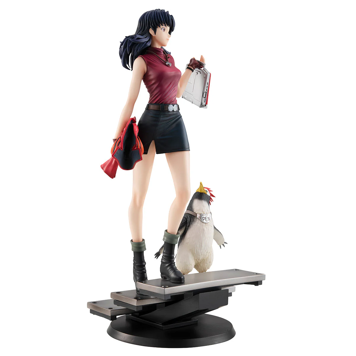MegaHouse - Rebuild Of Evangelion Gals Series Misato & Pen Pen PVC Figure - Image 2