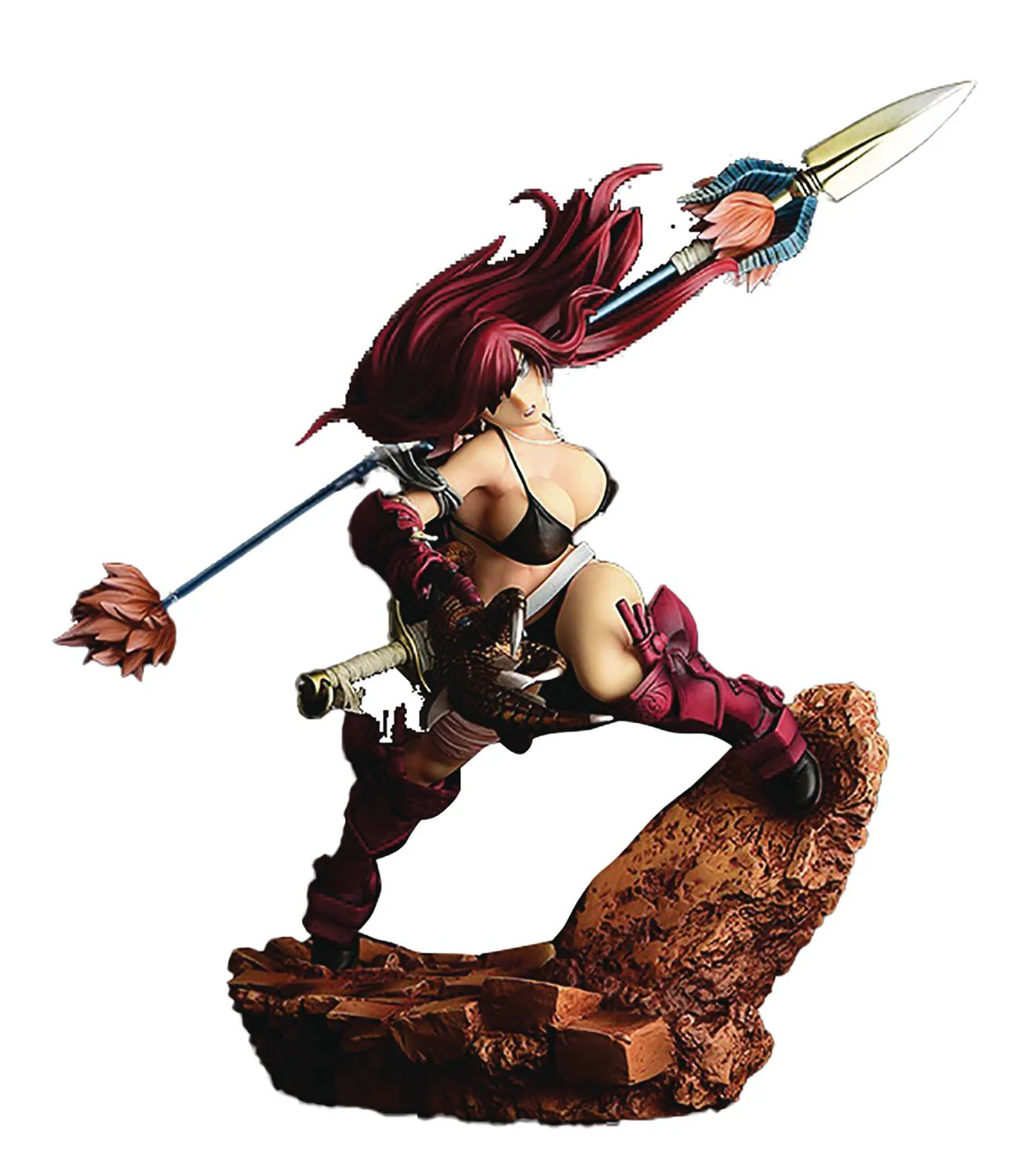 Orcatoys Fairy Tail Erza Scarlet The Knight Crimson Armor Version 1:6 Scale PVC Figure - Image 1