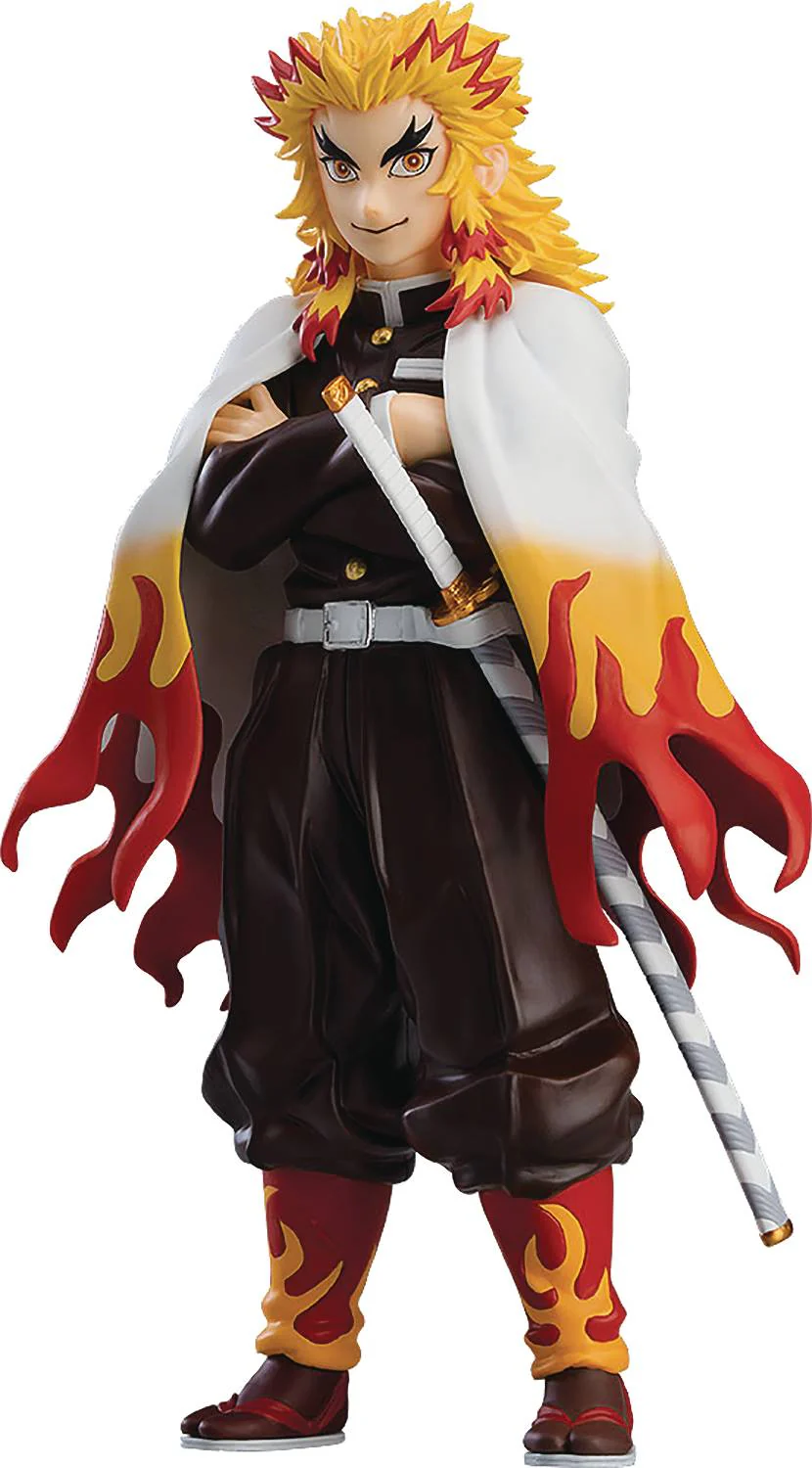 Good Smile Demon Slayer Kimetsu no Yaiba Kyojuro Rengoku Pop Up Parade PVC Figure - Image 1