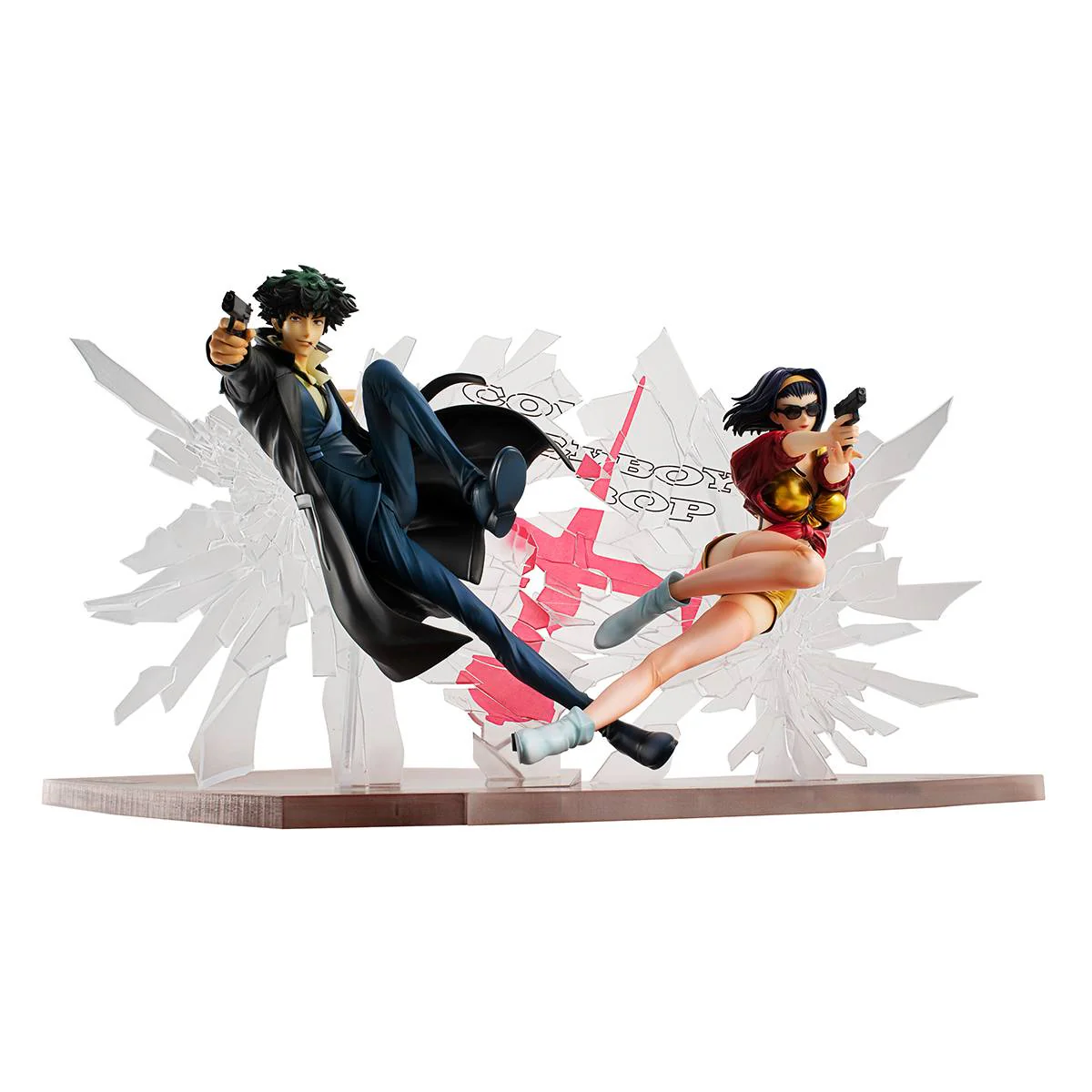 MegaHouse Cowboy Bebop Spike & Faye 1st Gig PVC Figure Set - Image 1