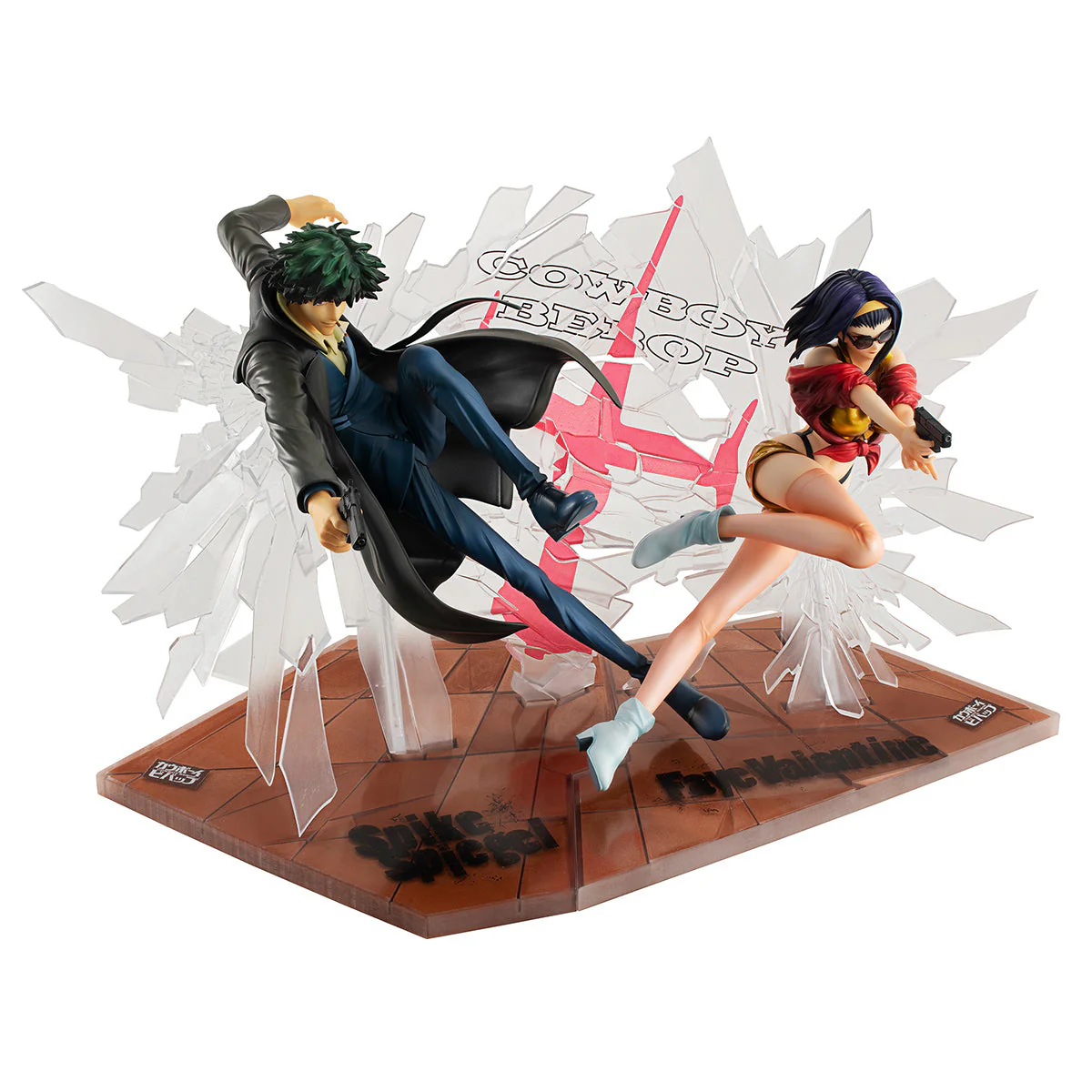 MegaHouse Cowboy Bebop Spike & Faye 1st Gig PVC Figure Set - Image 2