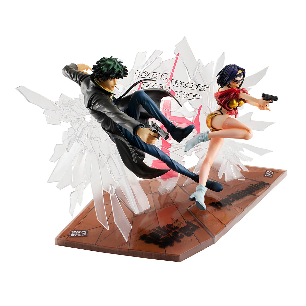 MegaHouse Cowboy Bebop Spike & Faye 1st Gig PVC Figure Set - Image 3