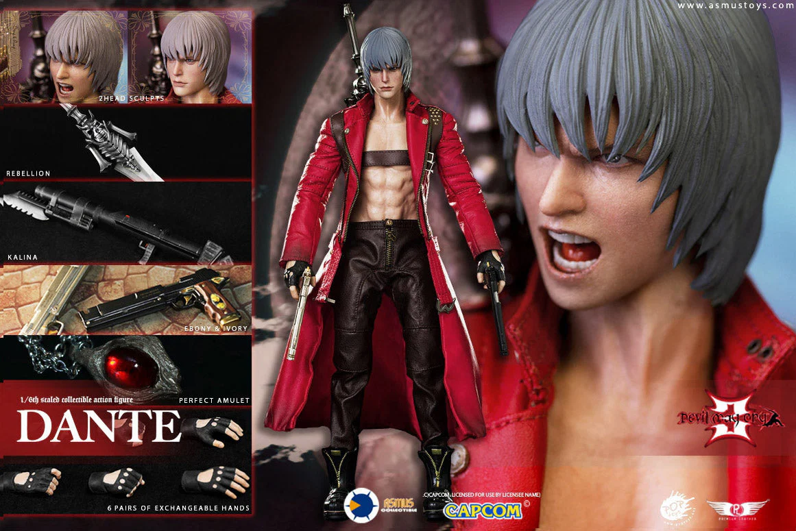 Asmus Toys Devil May Cry III Dante 1/6 Action Figure - Image 3