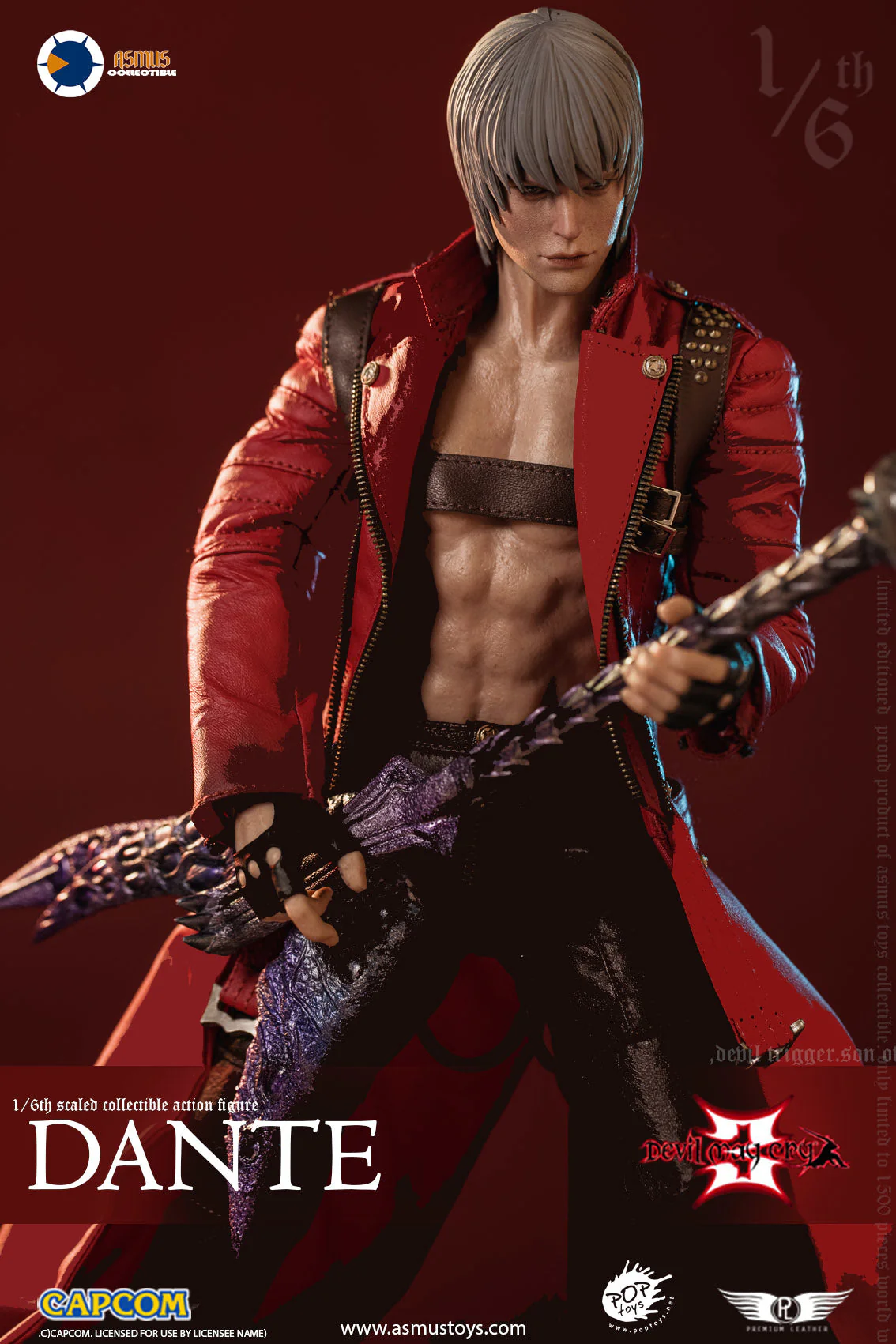 Asmus Toys Devil May Cry III Dante 1/6 Deluxe Version Action Figure - Image 2
