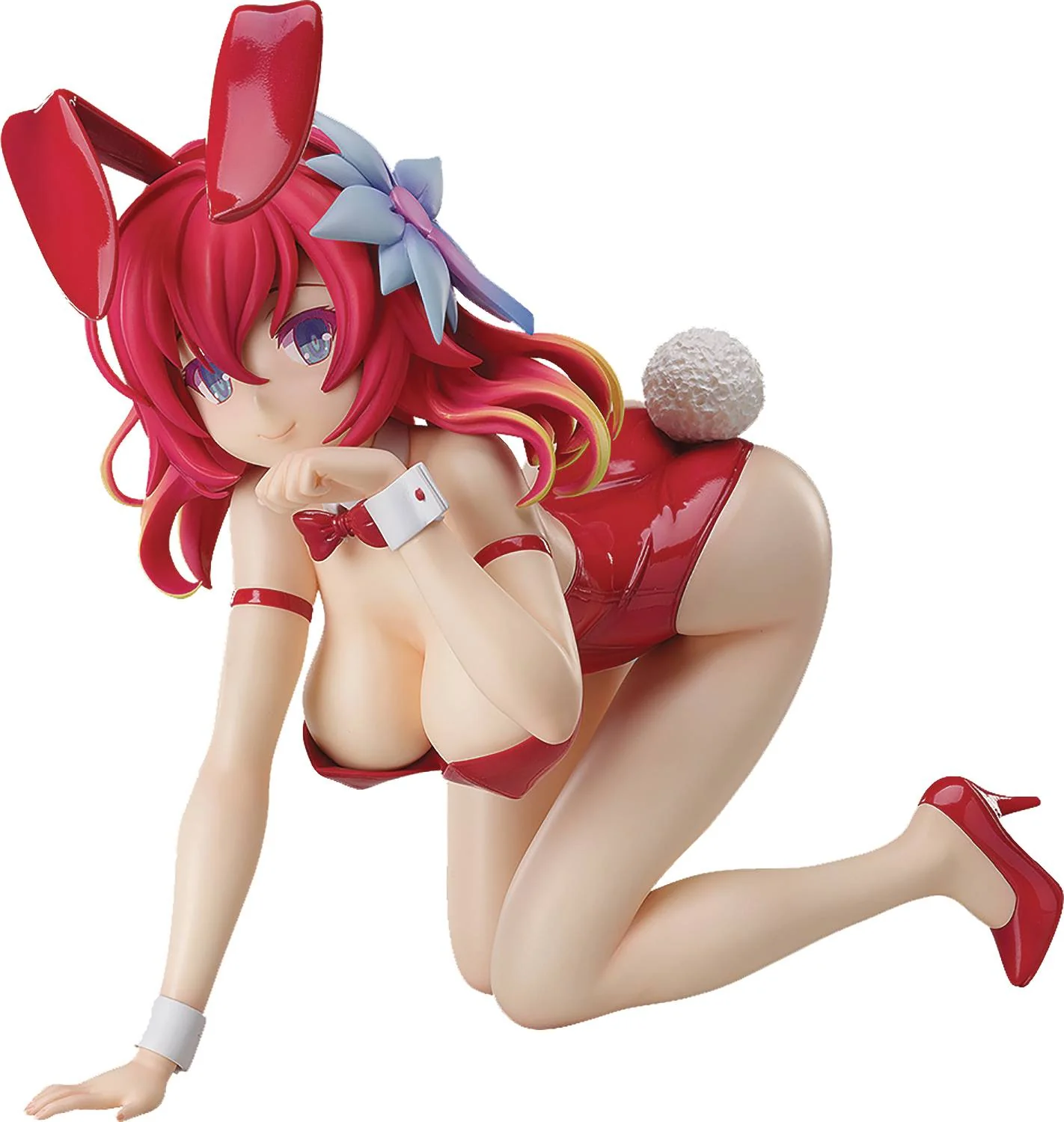 FREEing No Game No Life Stephanie Bare Leg Bunny Version 1:4 Scale PVC Figure - Image 1