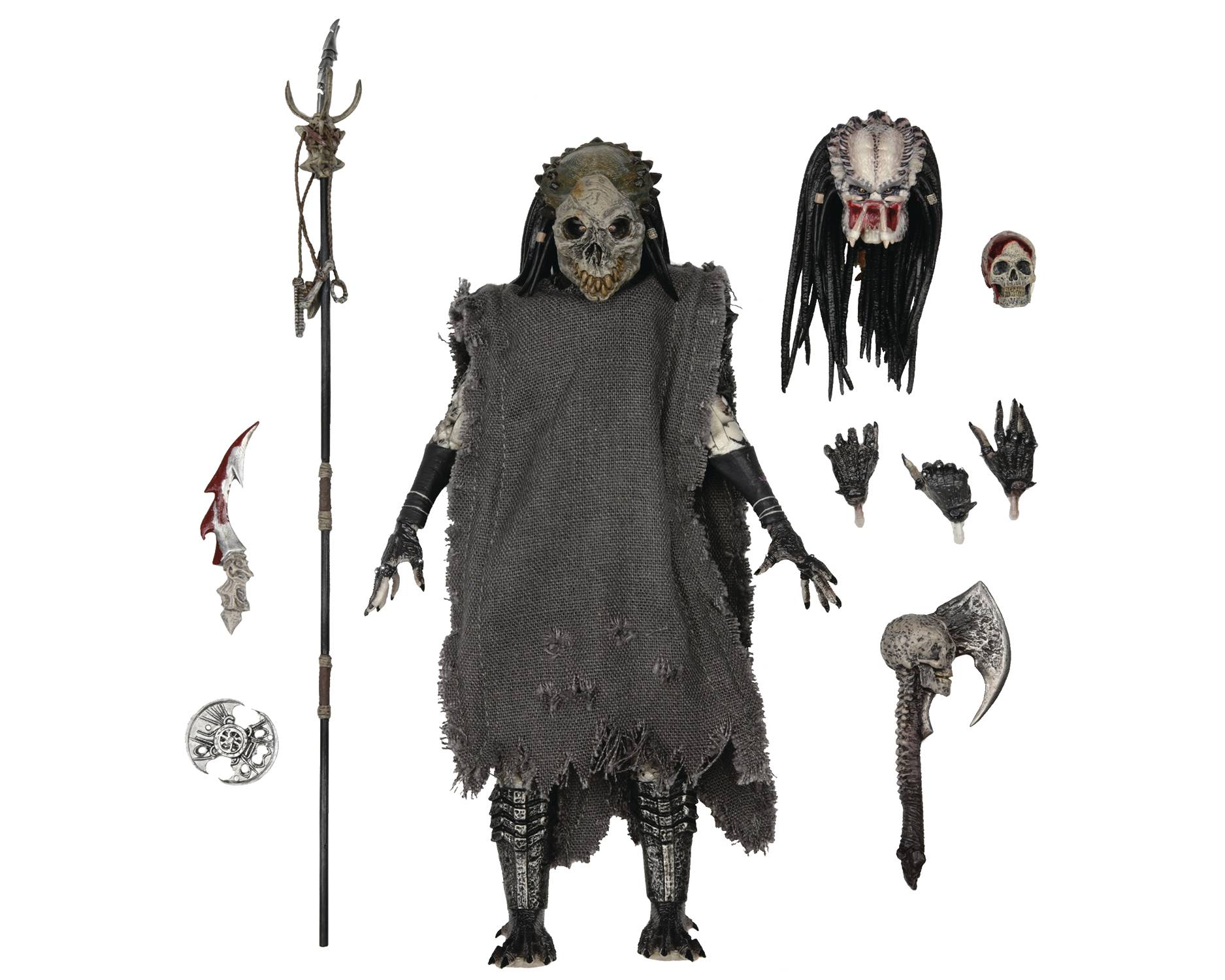 NECA Ultimate Predator Shaman 7" Action Figure - Image 1