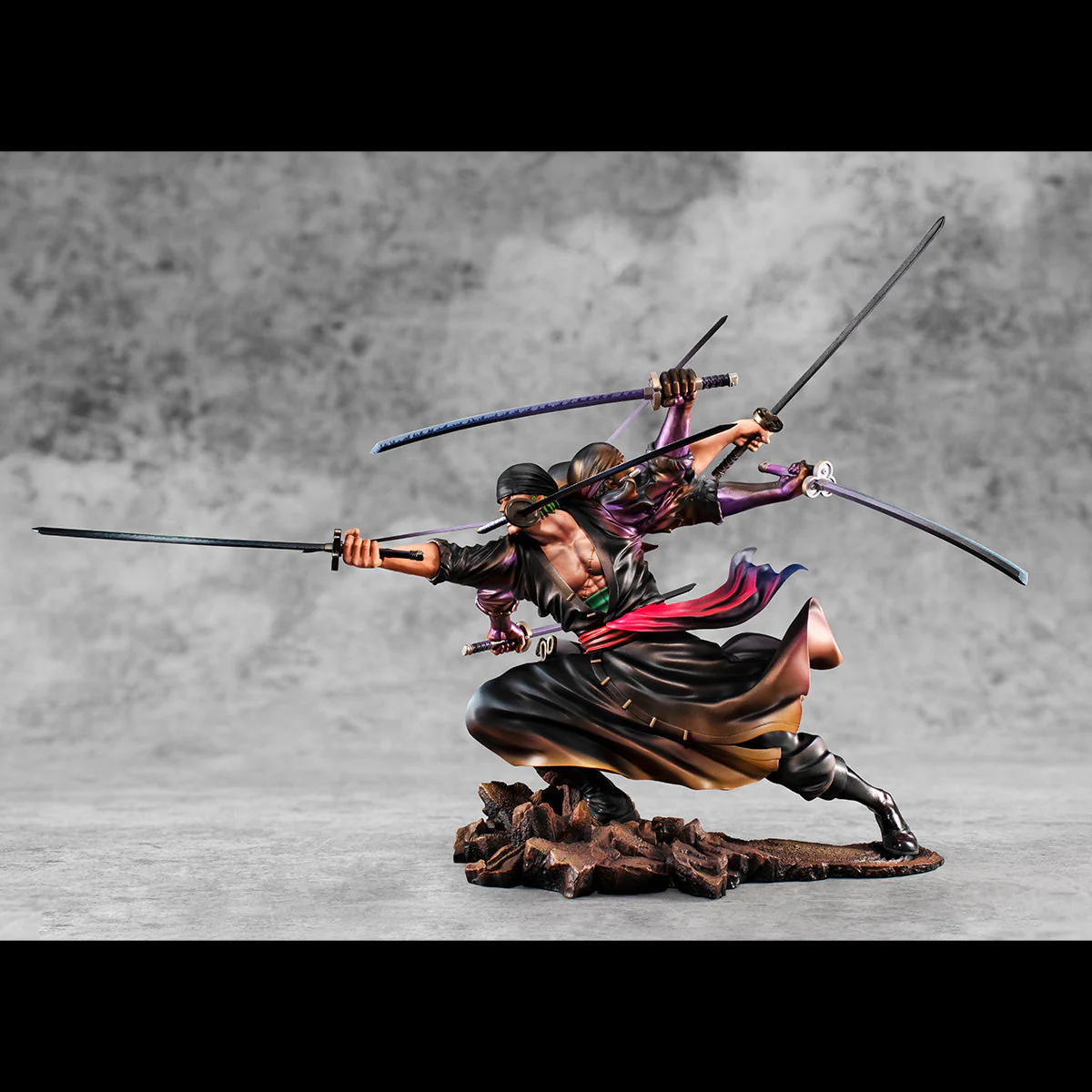 Megahouse One Piece Wa-Max Roronoa Zoro Demon Spirit Asura PVC Figure - Image 3