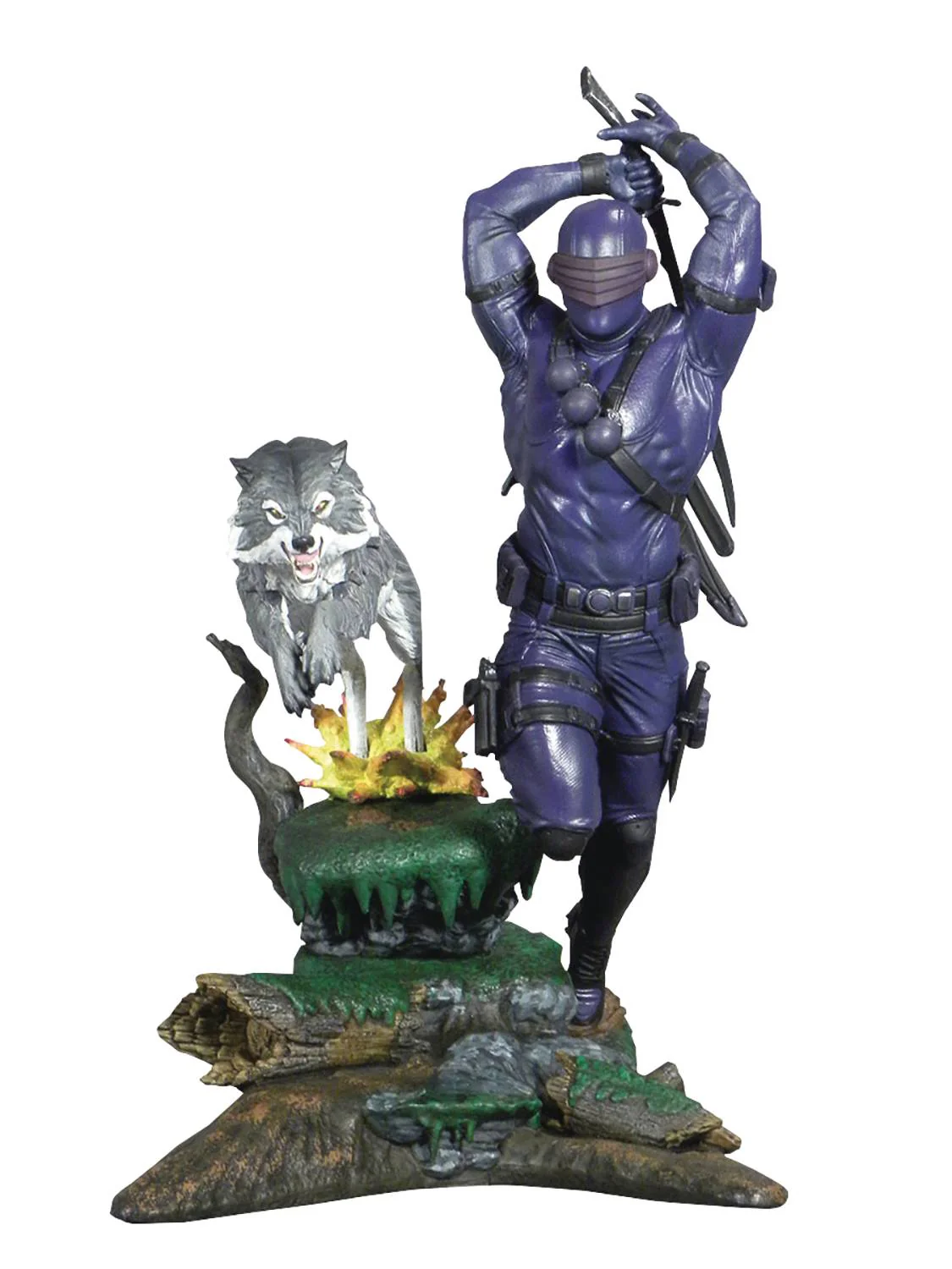 Diamond Comics 40th Gallery G.I. Joe Snake Eyes Variant PX Exclusive PVC Statue - Image 1