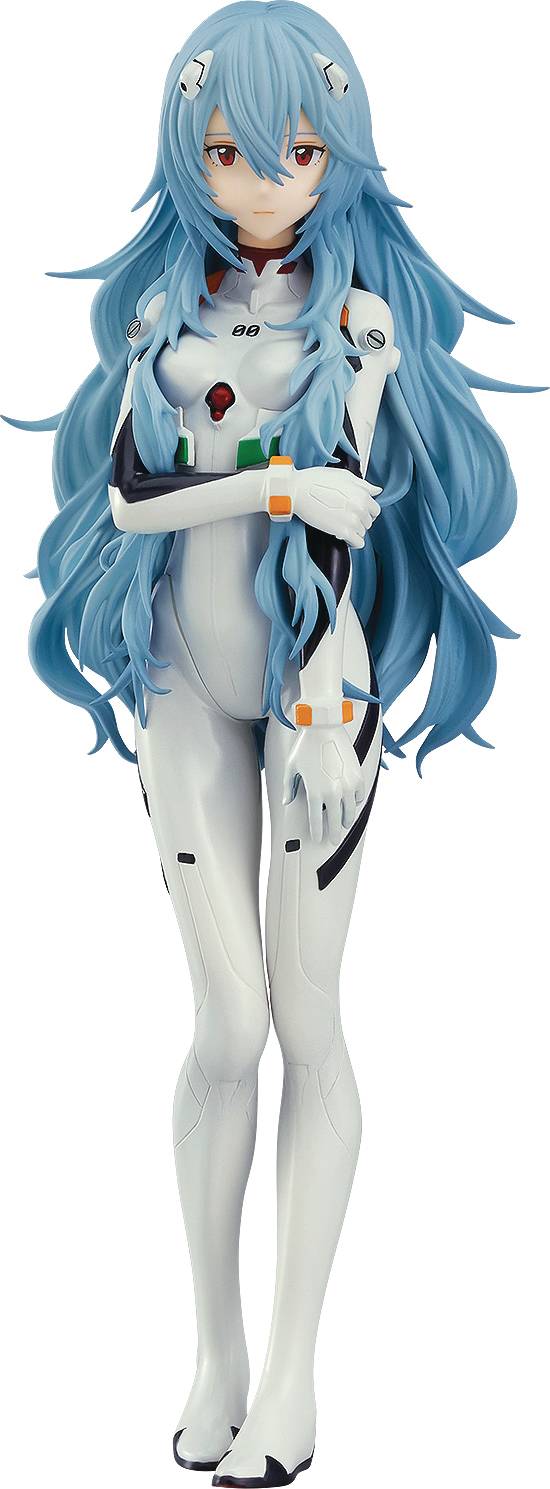 Good Smile Rebuild of Evangelion Rei Long Hair Version Pop Up Parade PVC Figure - Image 1