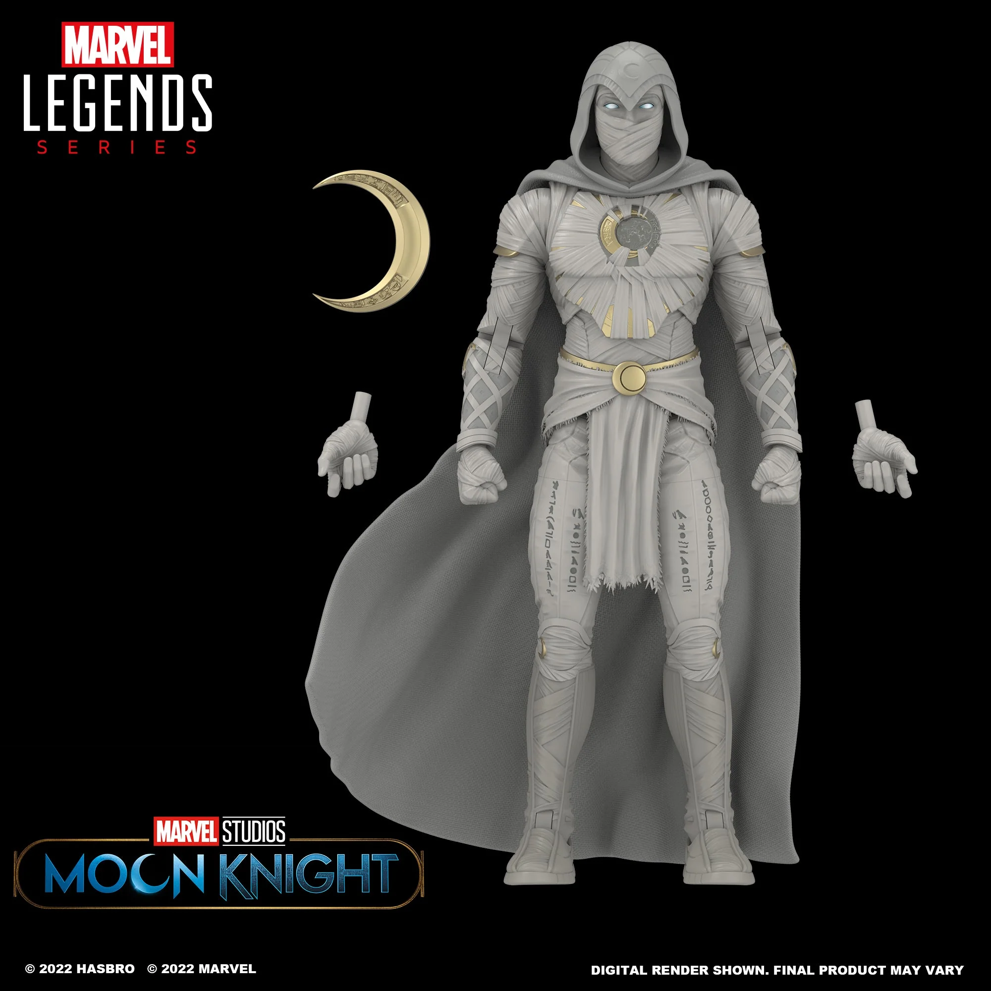 Marvel Legends Series MCU Disney Plus Moon Knight 6-inch Action Figure - Image 2