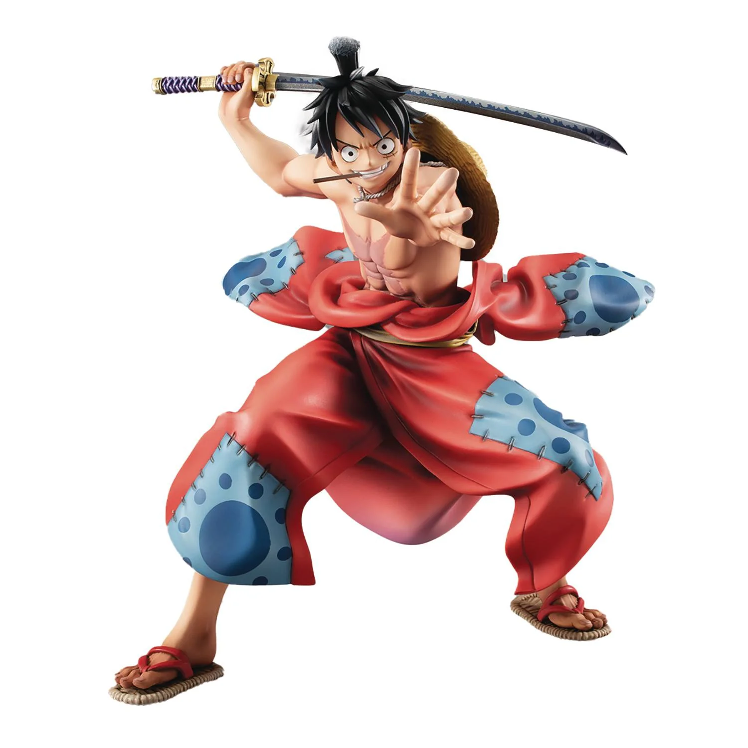 Megahouse One Piece Portrait Pirates Warriors Alliance Luffy Taro Figure - Image 1
