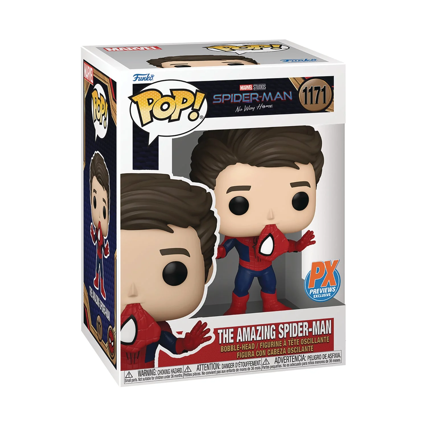 Funko Pop! Marvel: Spider-Man No Way Home - The Amazing Spider-Man Unmasked PX Previews Exclusive - Image 2