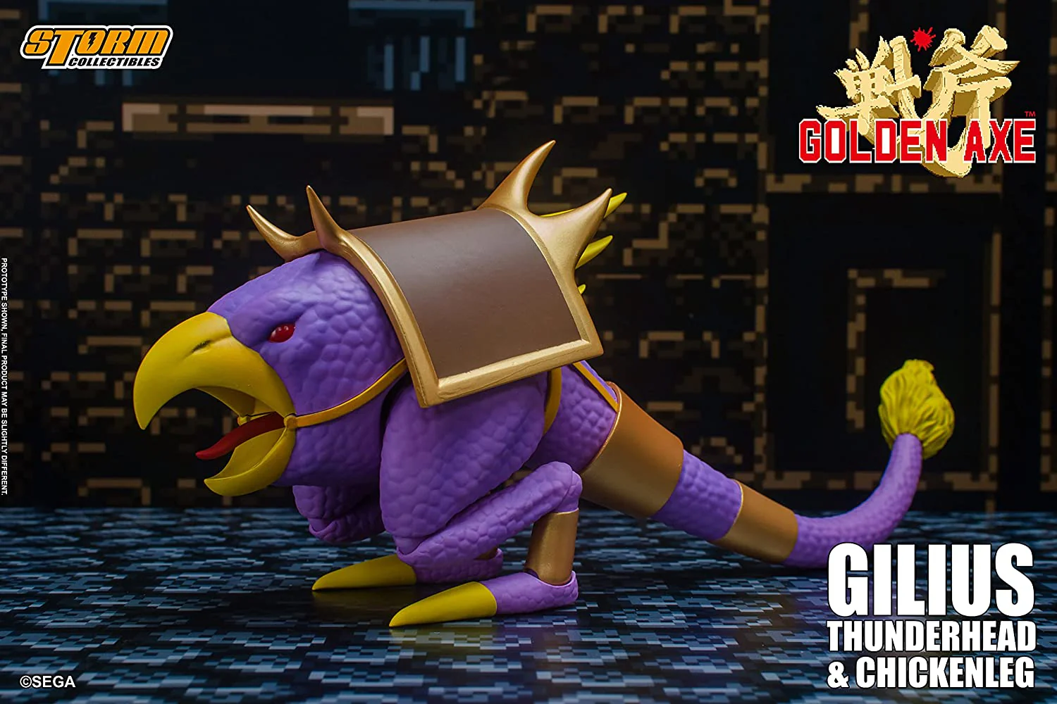Storm Collectibles - Golden Axe - Gilius Thunderhead & Chicken Leg 1/12 Action Figure - Image 2