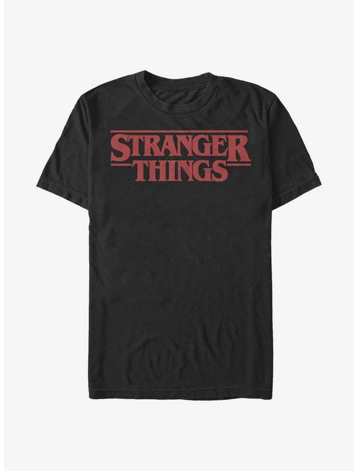 Stranger Things Logo Adult T-Shirt - Image 1
