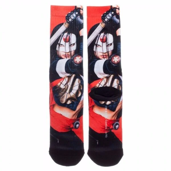 Suicide Squad Katana Premium Sublimated Crew Socks Socks - Image 1