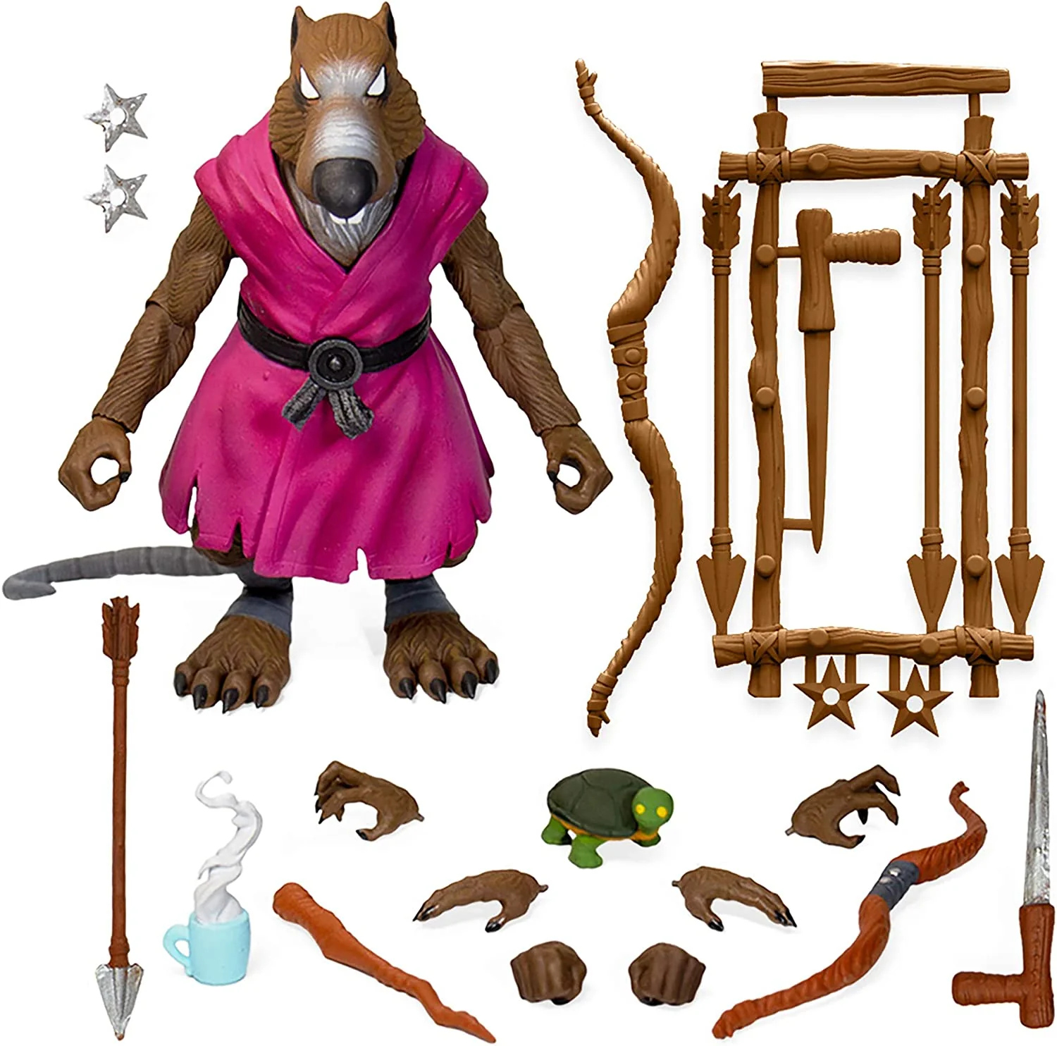 Super7 Teenage Mutant Ninja Turtles: Splinter Ultimates Action Figure - Image 1