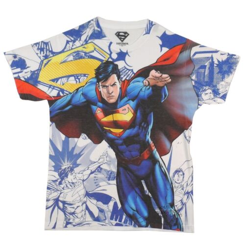 Superman Action Hero New 52 DC Comics Premium Adult T-Shirt - Image 2
