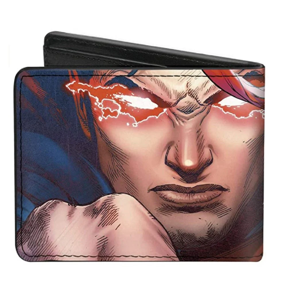 Superman Flying Pose With Shield Bi-fold Wallet - Image 2