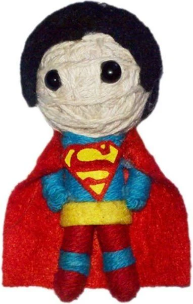 Superman String Doll DC Comics Key Chain Keychain - Image 1