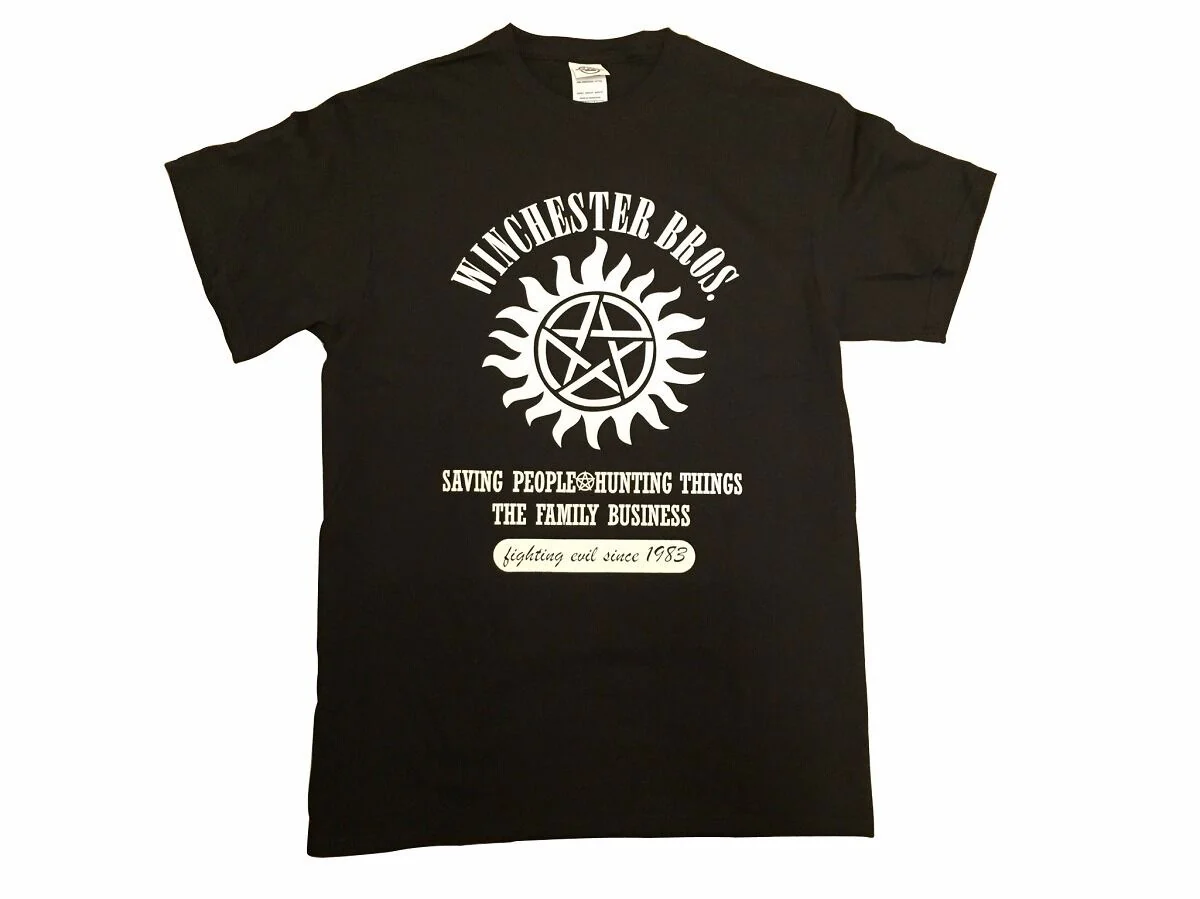 Supernatural Winchester Brothers Family Business T-Shirt - Image 1