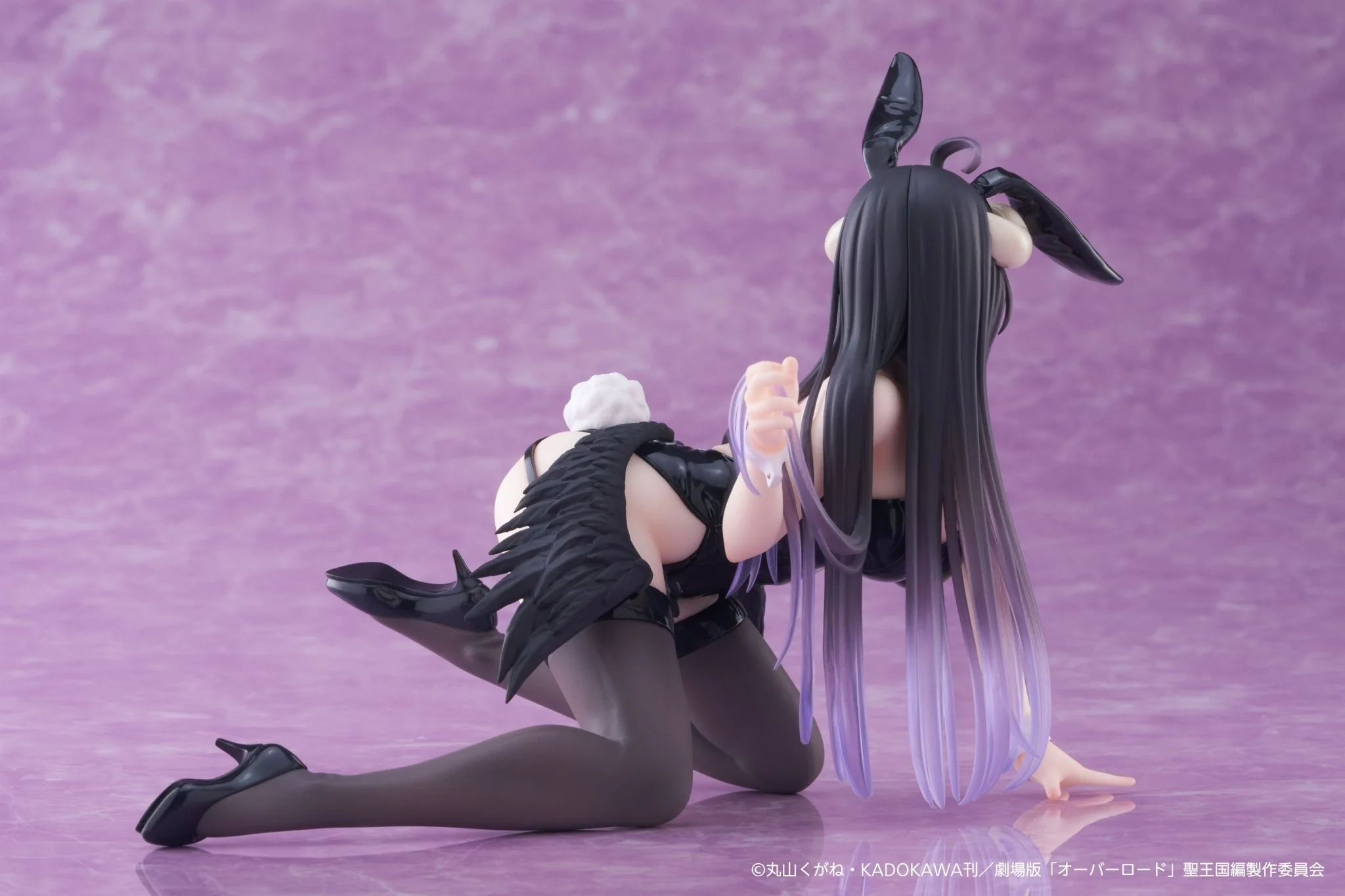 Taito - Overlord - Albedo Bunny Ver. Desktop Cute Prize Figure - Image 3