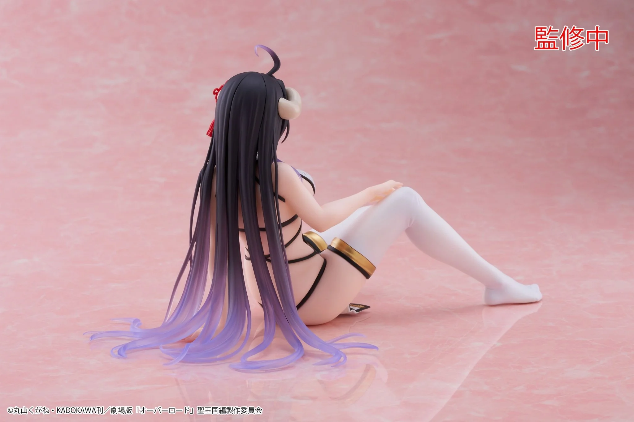 Taito - Overlord - Albedo Chinese Dress Ver. Desktop Cute Prize Figure - Image 3