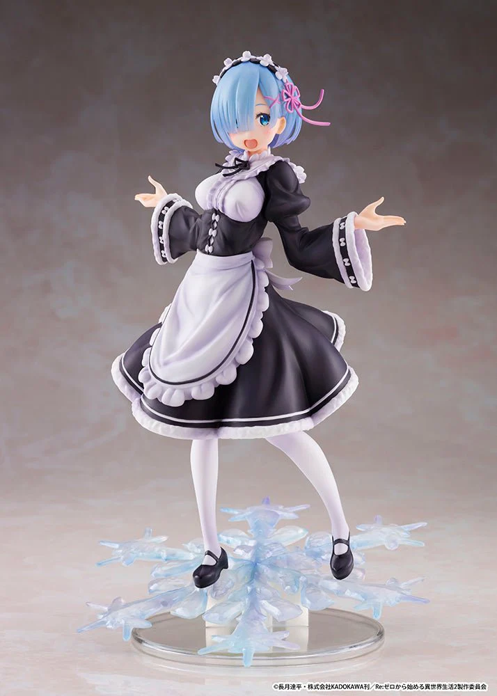 TAITO - Re:Zero Starting Life in Another World - Rem Winter Maid Image Ver. AMP Figure - Image 1