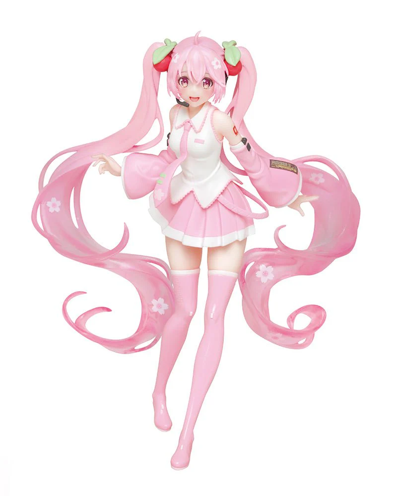 Taito - Vocaloid - Hatsune Miku Sakura Miku Newly Written Illustration Ver. Prize Figure - Image 1