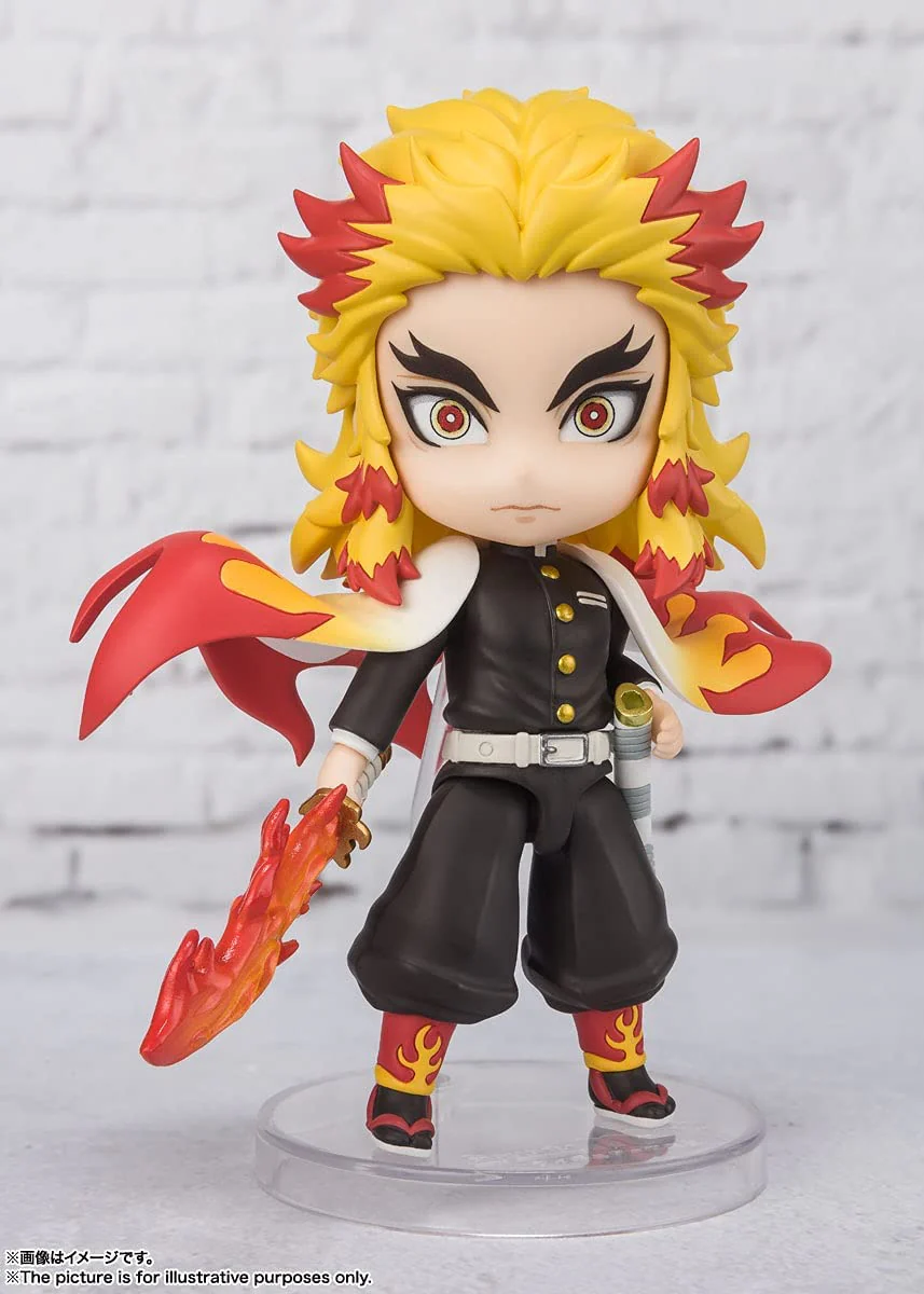 Tamashi Nations Demon Slayer: Kimetsu no Yaiba Kyojuro Rengoku Bandai Spirits Figuarts Mini - Image 3