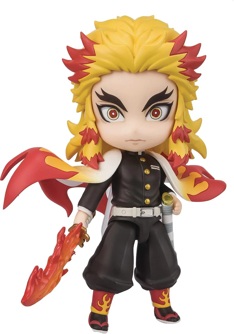 Tamashi Nations Demon Slayer: Kimetsu no Yaiba Kyojuro Rengoku Bandai Spirits Figuarts Mini - Image 1