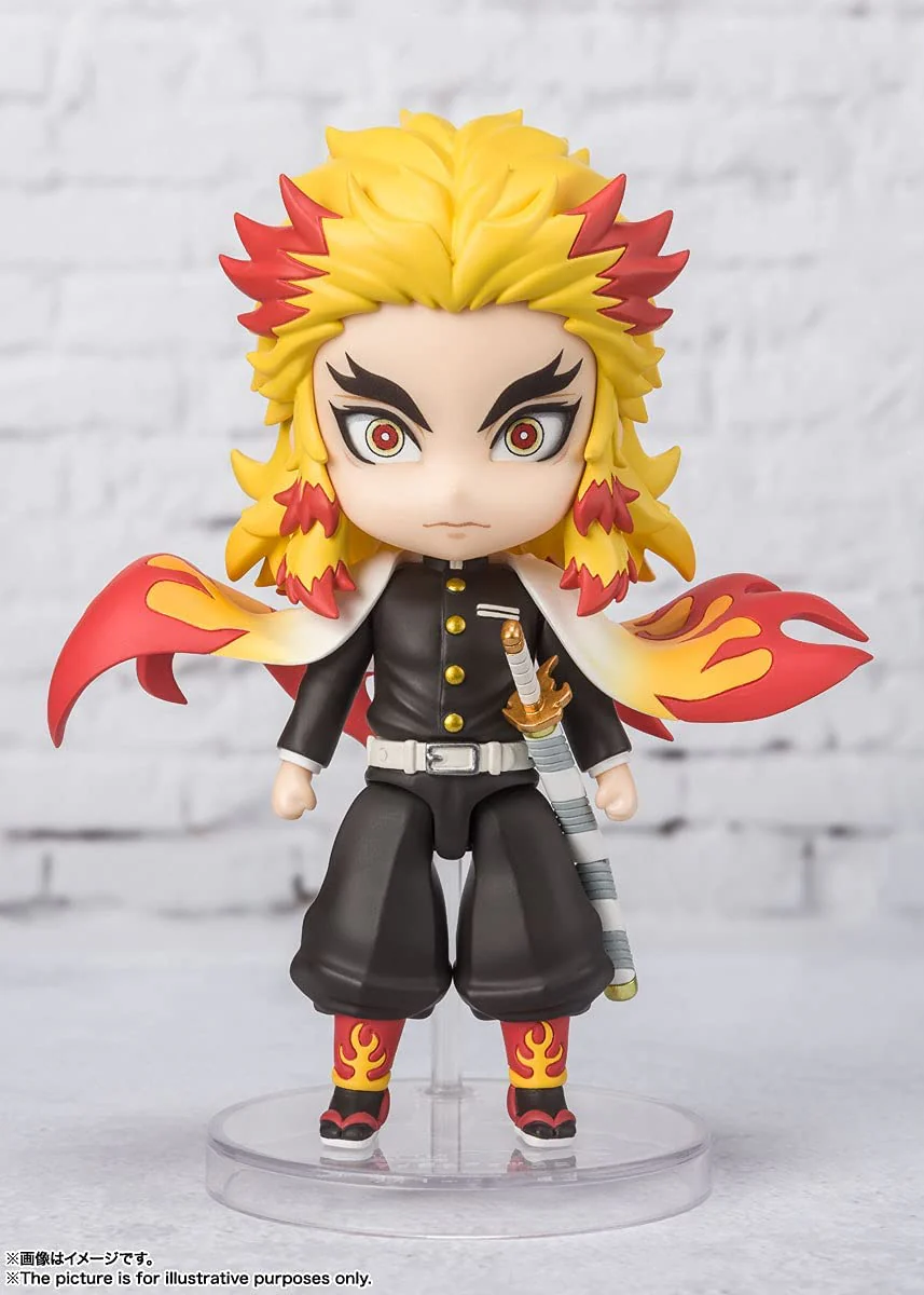 Tamashi Nations Demon Slayer: Kimetsu no Yaiba Kyojuro Rengoku Bandai Spirits Figuarts Mini - Image 2