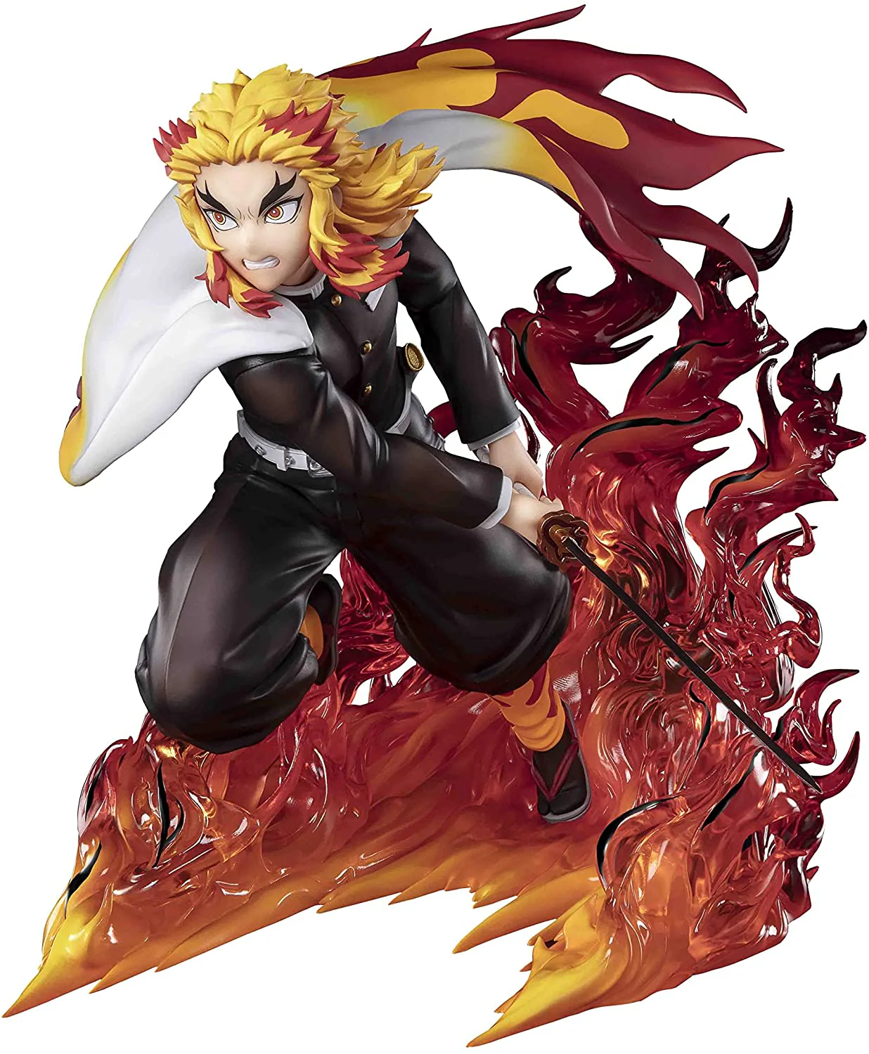 Tamashi Nations Demon Slayer Kimetsu no Yaiba Kyojuro Rengoku Flame Hashira Bandai Spirits Figuarts Zero - Image 1