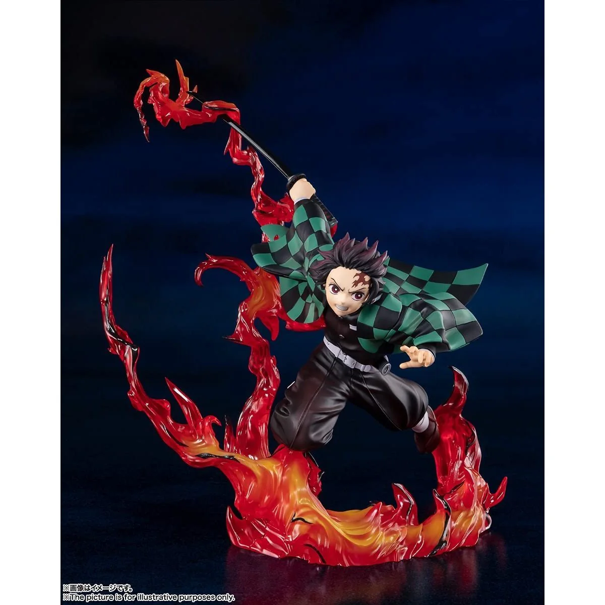 Tamashi Nations Demon Slayer Tanjiro Kamado Total Concentration Breathing Bandai Spirits FiguartsZERO - Image 3
