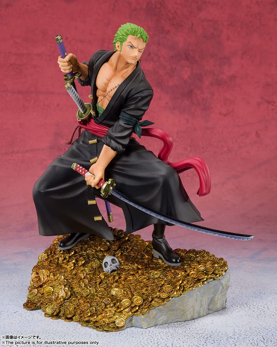 Tamashi Nations One Piece Roronoa Zoro Commemorative Eiichiro Oda Illustration Bandai Spirits Figuarts Zero - Image 2