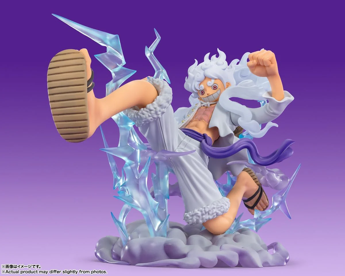 Tamashii Nations - One Piece - Extra Battle Monkey D. Luffy Gear 5 Gigant FiguartsZERO Bandai Spirits Figure - Image 3
