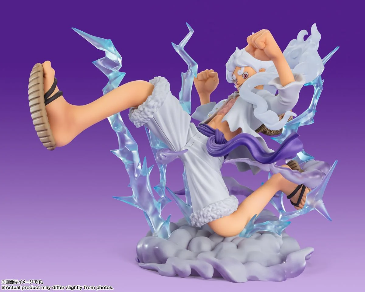 Tamashii Nations - One Piece - Extra Battle Monkey D. Luffy Gear 5 Gigant FiguartsZERO Bandai Spirits Figure - Image 2